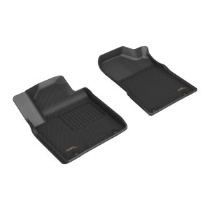 Nissan Armada Floor Mats - Front - 3D MAXpider - Kagu - Black - `19-`24